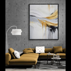 Canvas Print: "Gilded Flow"-0