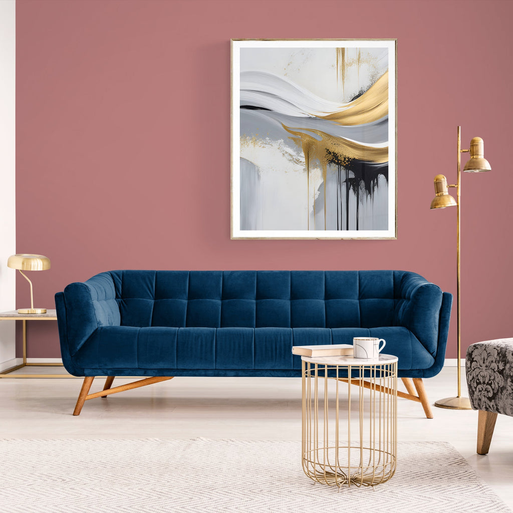 Canvas Print: "Gilded Flow"-1