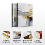 Canvas Print: "Gilded Flow"-4